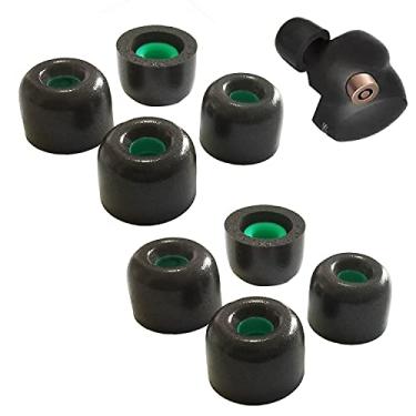 Imagem de Luckvan Pontas auriculares de espuma de memória para Sony WF-1000XM4 pontas de fone de ouvido Sony pontas de espuma Sony WF WI XBA Series WF-SP900 WF-XB700 WI-1000X Capa de carregamento compatível com 4 pares M preta