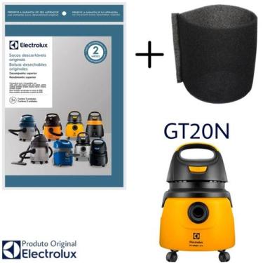 Imagem de Kit 3 Sacos Aspirador de Pó Electrolux Original + Filtro - GT20N (CSE1