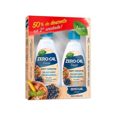 Imagem de Adoçante Zero-Cal Eritritol Liquido Com 2 Unidades 65ml Cada