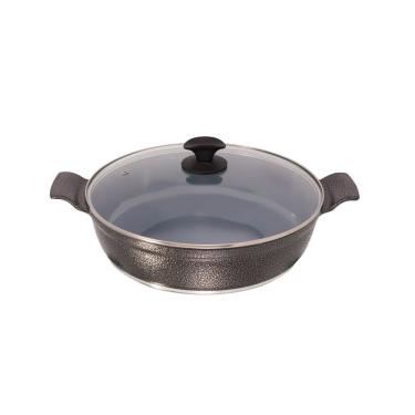 Imagem de Frigideira Preto Craqueado Antiaderente Cerâmica Javali Aa30
