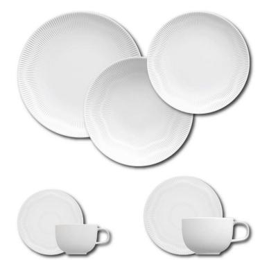 Imagem de Aparelho De Jantar, Chá, Café E Sobremesa 42 Peças Branco