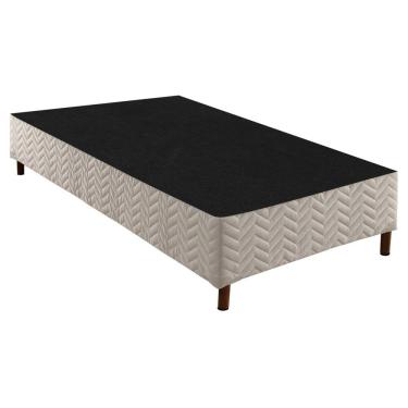 Imagem de Box Solteiro Mônaco 42X88X188Cm  Rustico Branco/Bordo