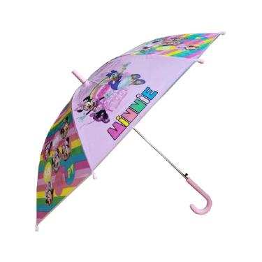 Imagem de Guarda Chuva Sombrinha Auto Infantil 48cm Divertida Minnie