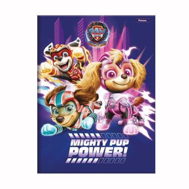 Imagem de Caderno Brochura Capa Dura 1/4 Pequeno Patrulha Canina 80 Folhas Foroni Estampa 4