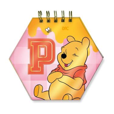 Imagem de Bloco De Anotações Smart Ursinho Pooh Wire-o 80 Folhas Dac