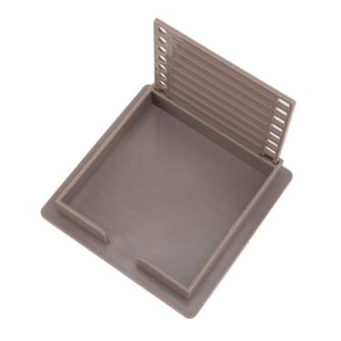 Imagem de Organizador de Suportes para Blocos de Notas Autostick, Melhor Clarity Sticky Titular para Notas 3x3in, Bloco Cubo Alta Compatibilidade Com Modelos o Escritório Negócios Escolares Em Casa (Marrom)