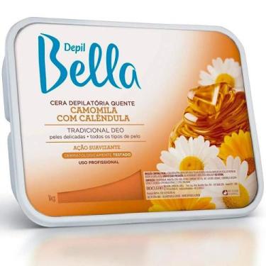 Imagem de Depil Bella Cera Depilatória em Barra Camomila e Calêndula Tradicional