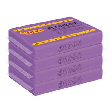 Imagem de Jovi Modeling Clay, 3 Pounds Total, 4 Non-Drying Bars, 0.77 lb Each, Arts and Crafts (Purple)