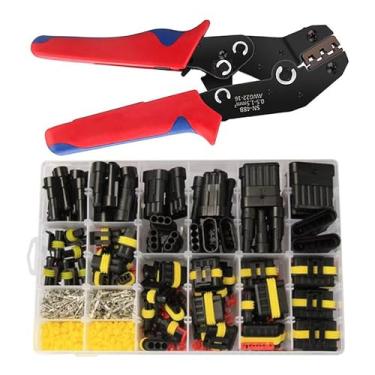 Imagem de Kit de plugue de conectores elétricos impermeáveis automotivos 708 peças