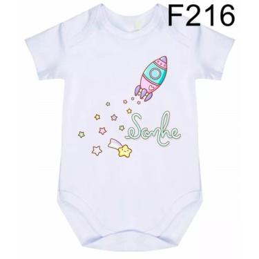 Imagem de Body Bebê Frases Sonhe F216 - Meu Bebê, Branco, GG