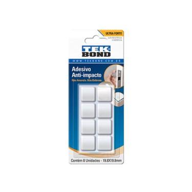 Imagem de Batente Protetor Tekbond Quadrado B G 19,8M 08Pcs Blister