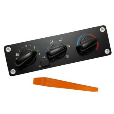 Imagem de RAGBUSCLE Painel de controle climático do aquecedor AC, 1 unidade de controle de ar condicionado de carro de 24 pinos, compatível com Freightliner M2 100 2002-2010 A2257054001, A22-57054-003