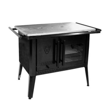 Imagem de Fogão A Lenha 1991 N° 01 Sem Tampa Preto F01-pr - Venâncio