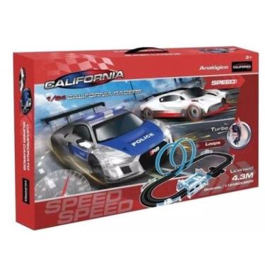 Imagem de PISTA ELÉTRICA CALIFORNIA RACERS - AUDI x BUGATTI 4,3 METROS 1/64 - Ca