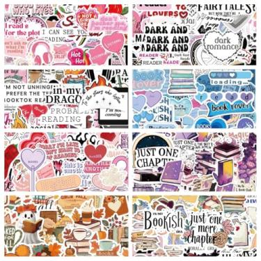 Imagem de 600 peças de adesivos de livros para Kindle, adesivos mistos de livros, decalques de leitura de vinil para laptop de garrafa de água, presente para amantes de livros para leitores