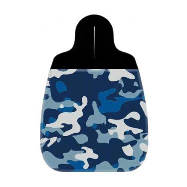 Imagem de Lixeira Lixinho Carro 1 Camuflagem Azul - Polo Cat
