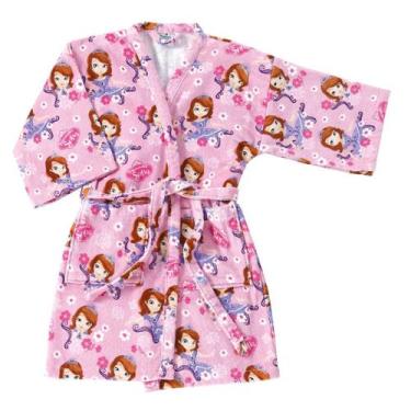 Imagem de Roupão Infantil Döhler Princesa Sofia 14, P, Única