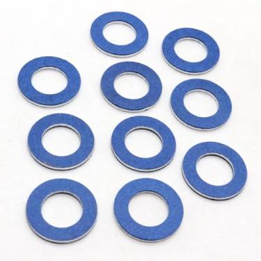 Imagem de DZMZL Bujão de drenagem de óleo do motor Junta de arruelas de esmagamento 90430-12031/9043012031 Serve para Toyota 4Runner Avalon Camry Corolla FJ Cruiser Land Cruiser Prius serve para Lexus IS GS GX