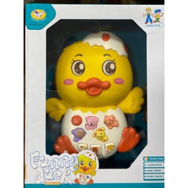 Imagem de Brinquedo Musical Infantil, Pintinho com Teclado, Amarelo