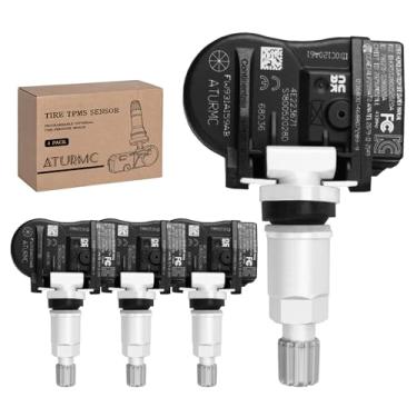 Imagem de ATURMC 4 peças FW931A159AB Sensor de Sistema de Monitoramento de Pressão de Pneu Sensor TPMS 433MHz para Land Rover Discovery 3 4 Freelander