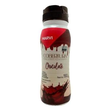 Imagem de Cobertura Para Sorvete Chocolate 190g - Marvi