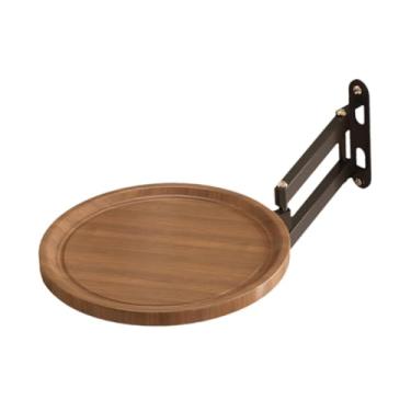 Imagem de Ｂｅｓｇａ Mesa dobrável de parede, prateleira de cabeceira, economiza espaço, prateleira de parede prática, giratória para sala de estar, cafeteria, loja