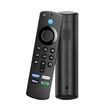 Imagem de Controle Remoto Smart TV com Dongle HDMI Compatível com Android TV Stick – Comando de Voz, Botões para Aplicativos, Controle por Alexa e Assistente Google, 4K Ultra HD