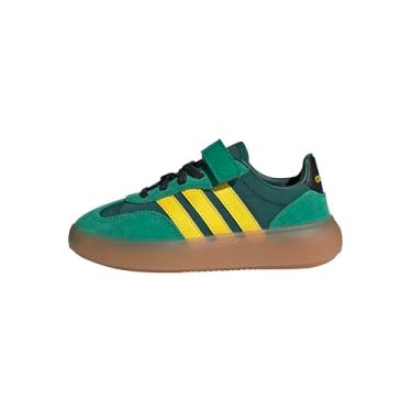 Imagem de adidas Tênis infantil unissex Barreda Decode, Verde universitário/amarelo/verde, 20