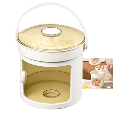 Imagem de Balde Forma de Gelo Reservatorio Tampa Pegador Recipiente Dispenser Armazenamento Casa Festa Evento Reuniao Lazer