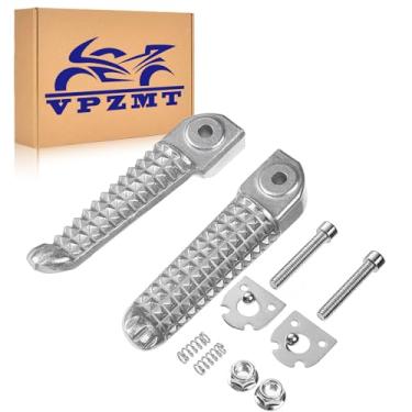 Imagem de VPZMT Cavilhas traseiras para yamaha 2002-2014 YZF-R1, 2016-2018 R1S, 2015-2018 R1M, 2009-2020 V MAX, 2003-2020 R6 (branco traseiro)