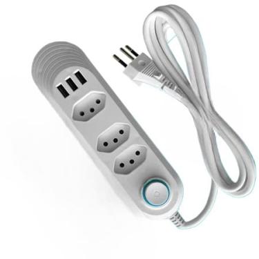 Imagem de Filtro de Linha para Extensão Elétrica – Barra de Energia com Proteção Contra Surtos (OI-T0118)