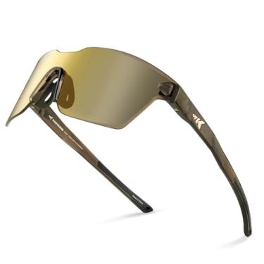 Imagem de KastKing Óculos De Sol Polarizados Para Pesca Tarkio, Lentes Grandes De Policarbonato, Design Envolvente Sem Aro, Óculos De Sol Esportivos Com Proteção Uv400