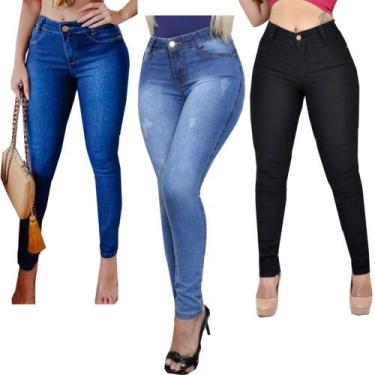Imagem de Calças Feminina Jeans 3 Calça Modelos Cores - APOLLOGY, 44