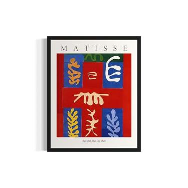 Imagem de Pôster de impressão artística Cut Outs Matisse, exposição de arte de parede Henri Matisse para decoração de parede, decoração quarto banheiro sala de estar 64 (recortes, 20 x 25 cm, sem moldura)