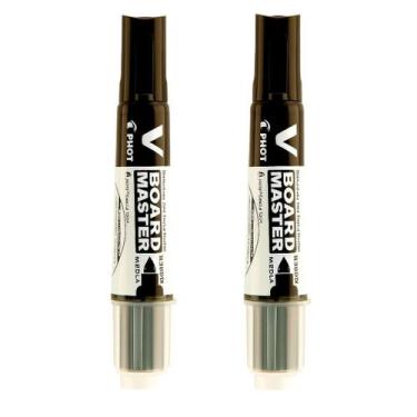 Imagem de Kit com 2 Marcador Piloto V Board Master para Quadro Branco Recarregáv