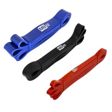 Imagem de Kit Elastico Superband BRN FITNESS Tensão Leve/Moderado/Pesado Treino Funcional Exercícios Para Malhar Gluteo e Pernas Casa Academia Parque Fisioterapia Barra Fixa