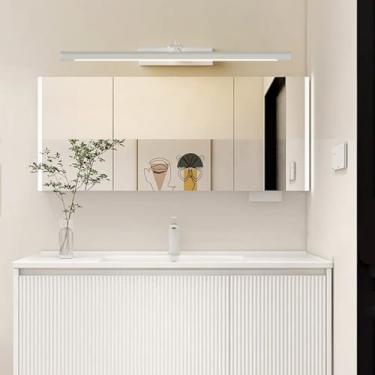 Imagem de Luzes de parede espelhadas de LED para banheiro Lâmpada de parede com ângulo ajustável rotativo de 270° moderno metal à prova d'água Arandelas de parede imagem alimentada pela rede iluminação sobre