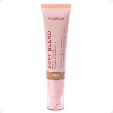Imagem de Base Líquida Soft Blend Ruby Rose Vitamina E + Hialurônico, F60