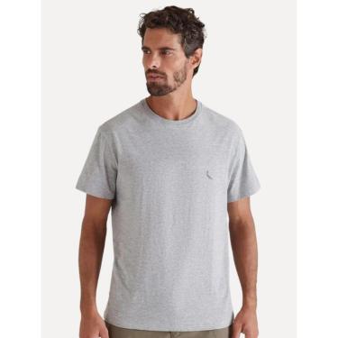 Imagem de Camiseta Reserva Masculina Basic Color Nevoa Cinza Mescla-Masculino