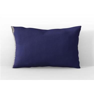 Imagem de Fronha Avulsa Capa de Travesseiro Malha Gel 50cm x 70cm com Zíper - En