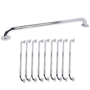 Imagem de Alça Barra De Apoio 70cm Idoso Cadeirante Kit 9 Unidades Deficiente Co