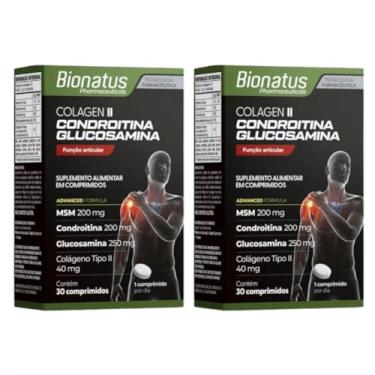 Imagem de Kit 2 - Colágeno Tipo II + Condroitina + Glucosamina 30 Capsulas