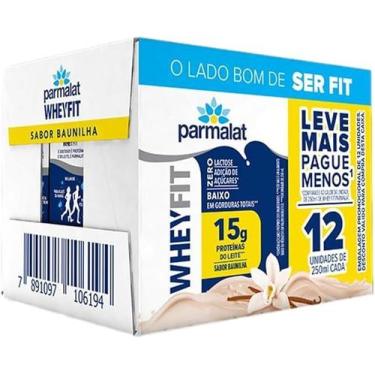 Imagem de Combo - Whey Protein 15g - Fit Parmalat 250ml - 12un, Baunilha