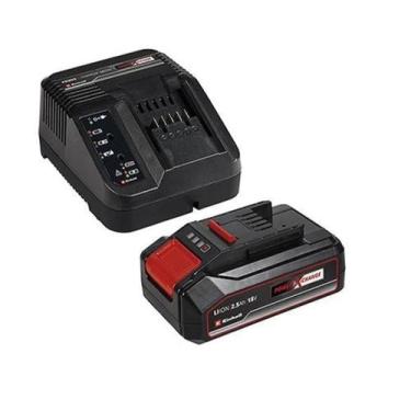 Imagem de Kit Carregador e Bateria Bivolt 2,5Ah Einhell 4512099, Bivolt - 110/22