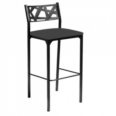 Imagem de Banqueta Luiza material sintético Cinza gat Magazine
