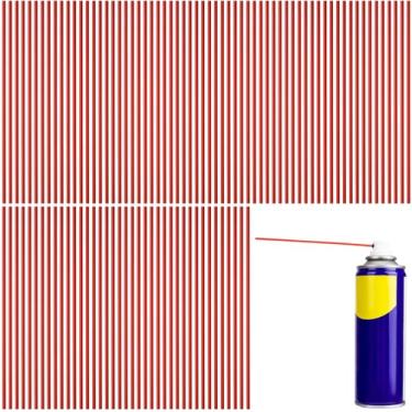 Imagem de Winsyison 100 canudos de lata de spray, canudos de substituição de pulverizador de lata de PP, tubos de extensão de bocal de pulverizador de 12 cm para limpador de tinta, óleo lubrificante espaço