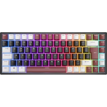 Imagem de Teclado Mecanico Royal Kludge RK84 75% RGB Fio Switch Brown