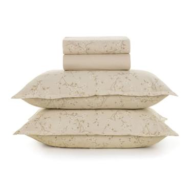 Imagem de Jogo De Cama Casal Karsten 160 Fios 100% Algodão Percal 4pçs (Beatriz)