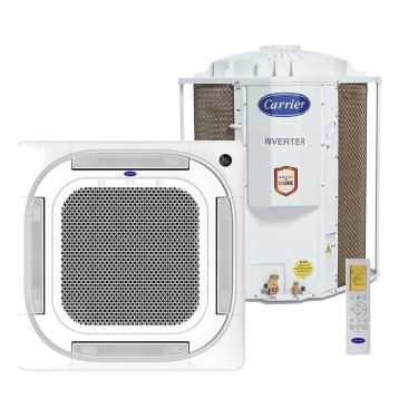 Imagem de Ar condicionado Split Carrier Cassete Inverter 36.000 BTU/h Quente/Frio Monofásico Branco 40KVQE36C5/38CQVE36515MC 220V