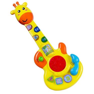 Imagem de Mini Guitarra Musical Girafa com Luzes e Som 0194 - For Kids